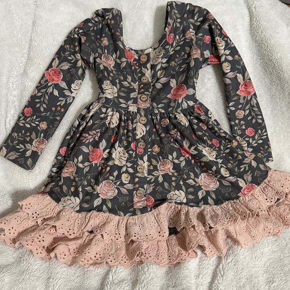 cheeky plum Dresses Cheek Plum Myra Knit Dress Spiced Nutmeg 4t